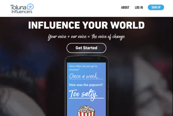 One of the top legit paid survey sites is Toluna.